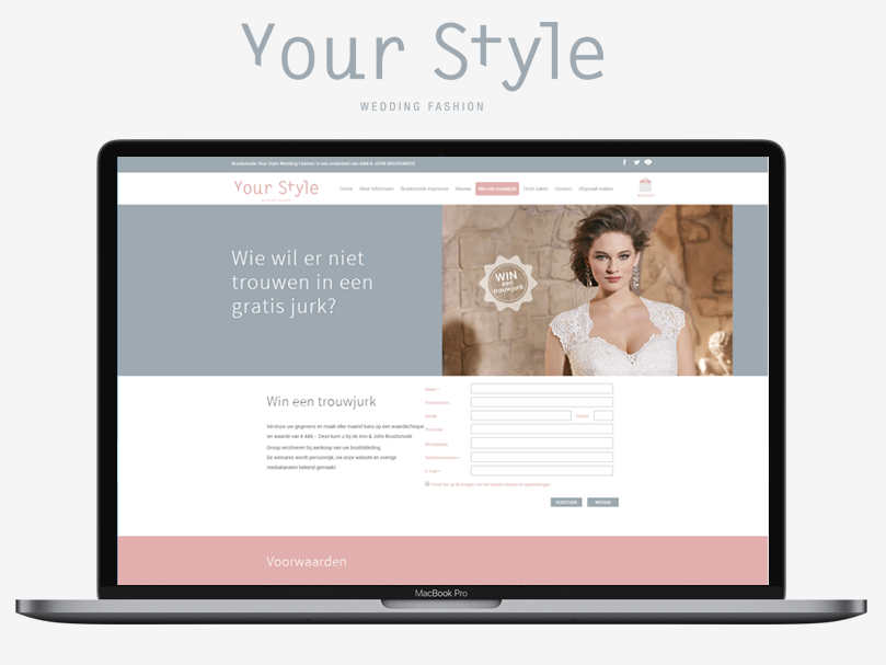 your style wedding fashion website 