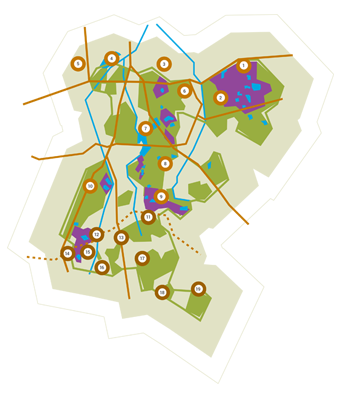 Kaart Wandelroute